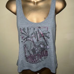 Planet Hollywood size M gray tank top